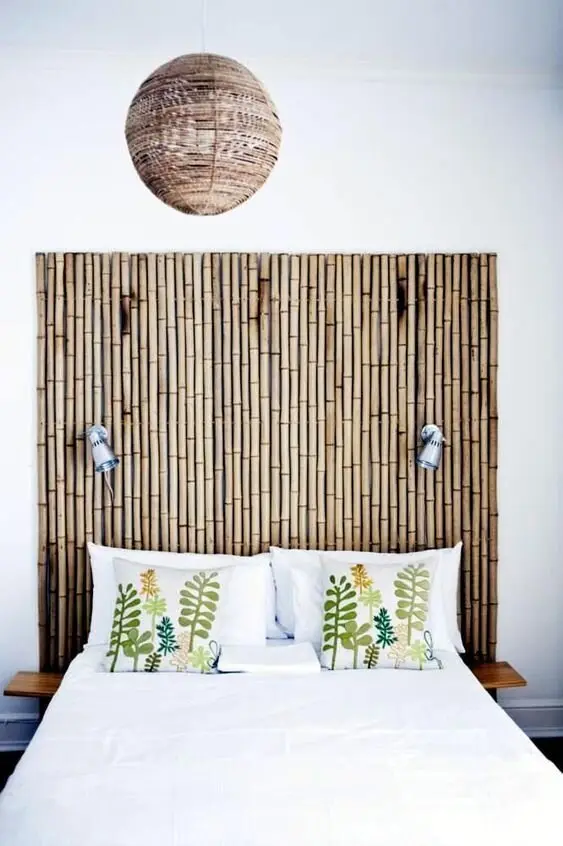 bamboo headboard