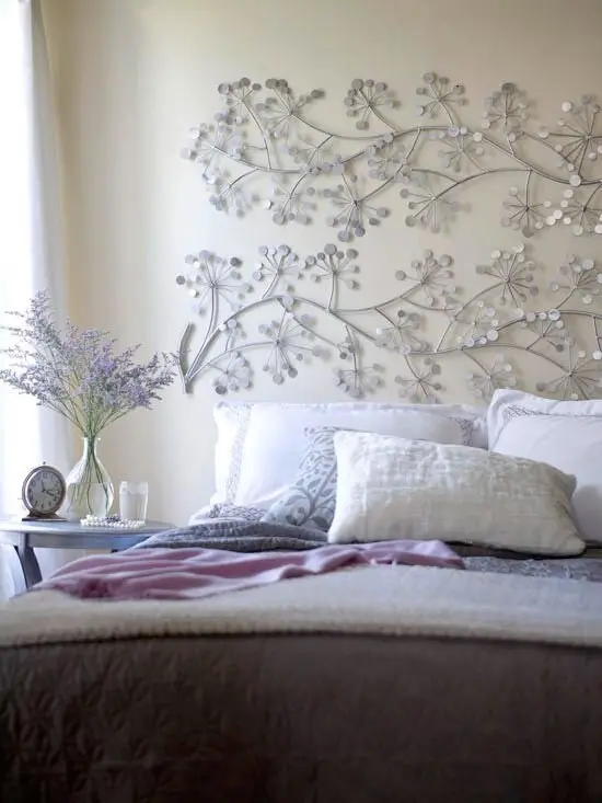 iron filigree wall accent