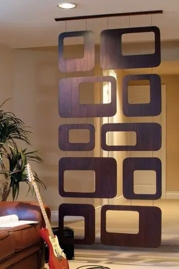 Retro Cut-outs DIY room divider: Bring back the creativity and fun vide of the yesteryears with this retro room divider