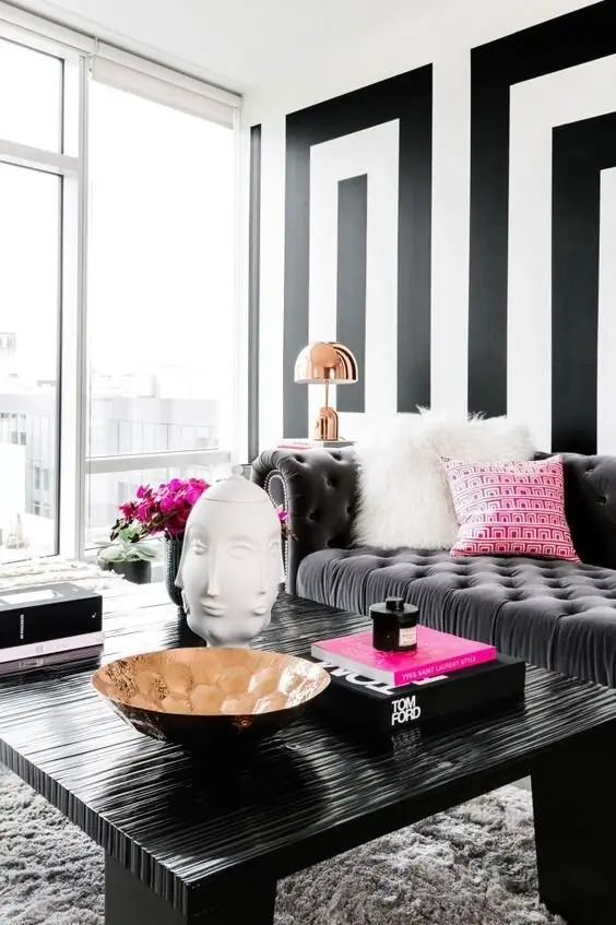 chic apartment living room