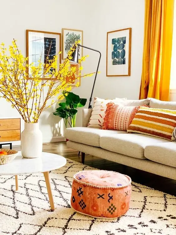 bright modern living room