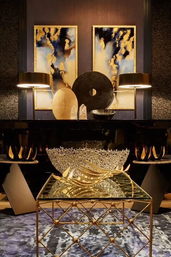 opulent living room