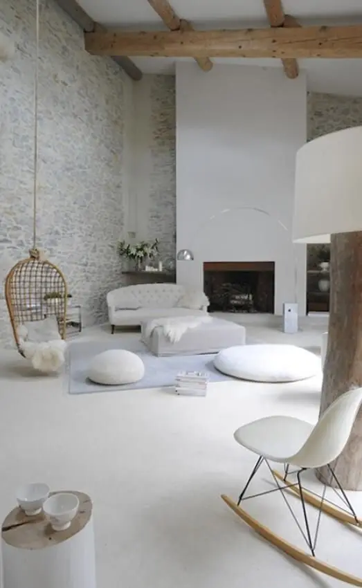 rustic living room