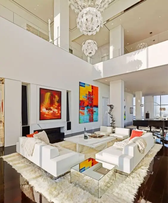 luxurious modern living room
