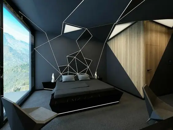 modern minimalist bedroom