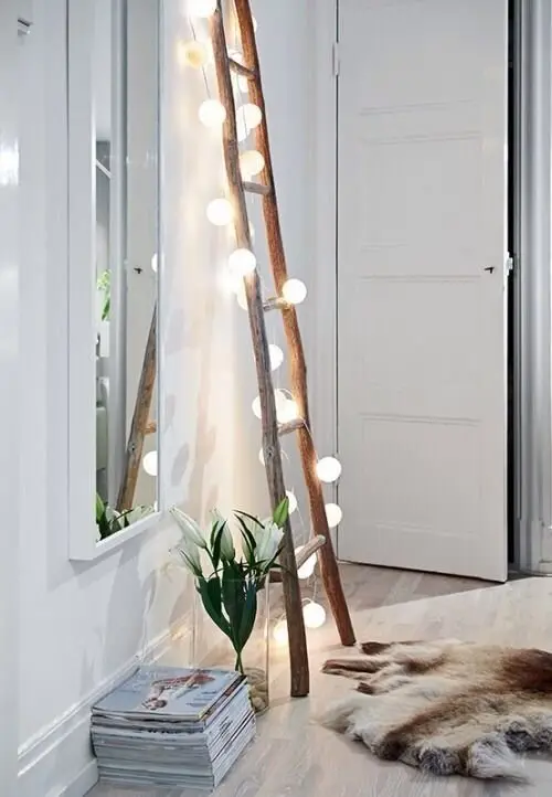 bedroom light ladder
