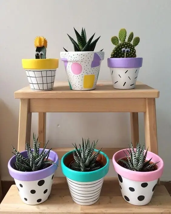 painted planters