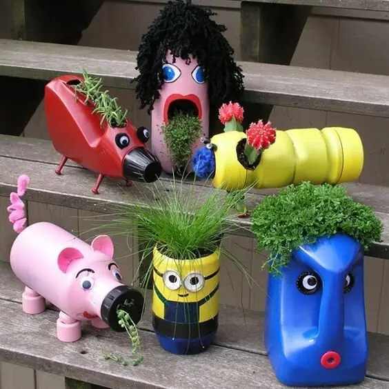 recycled plastic planters