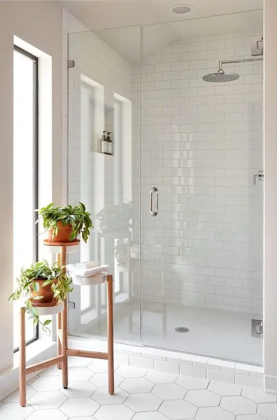 white bathroom