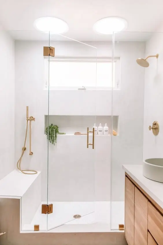 glass shower partition