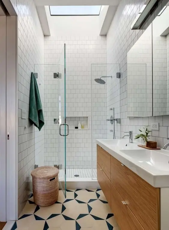 small modern bathroom
