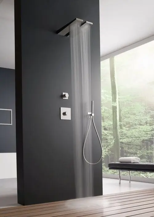 modern shower