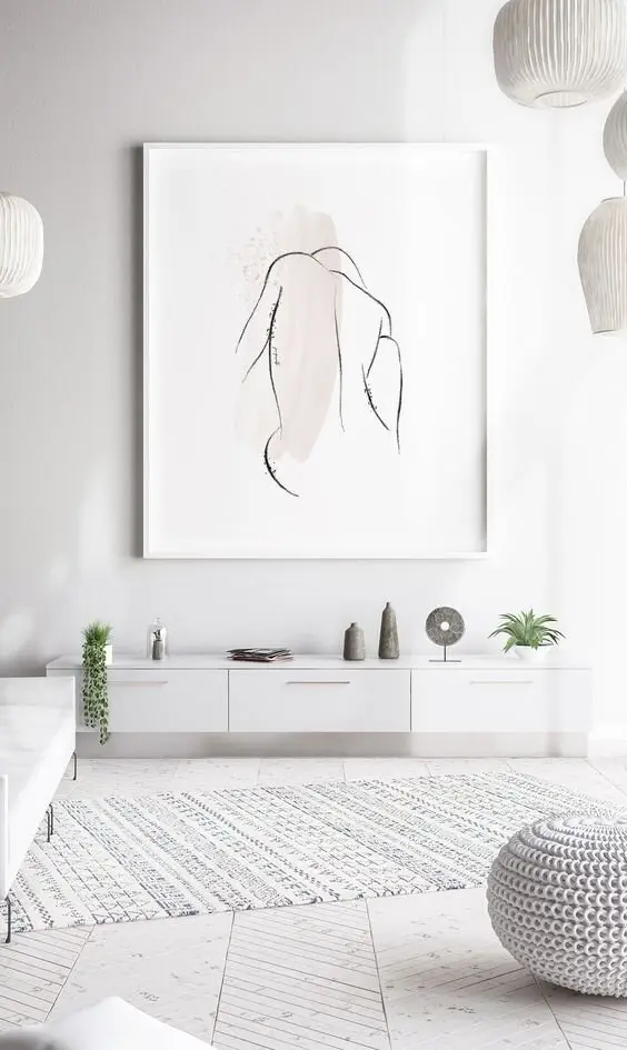 modern minimalist living room