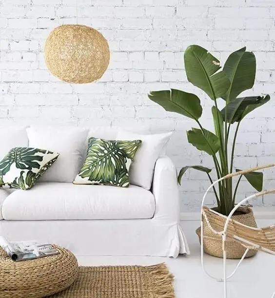 white living room