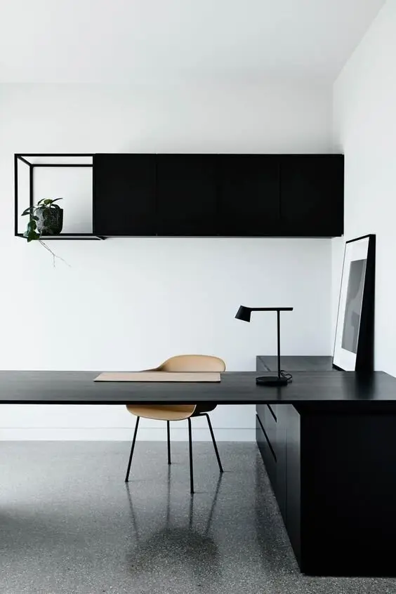 modern minimalist home office