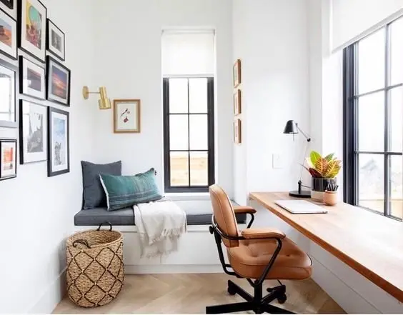 window seat home office