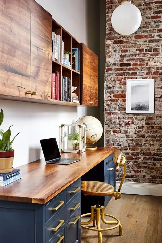 modern industrial home office