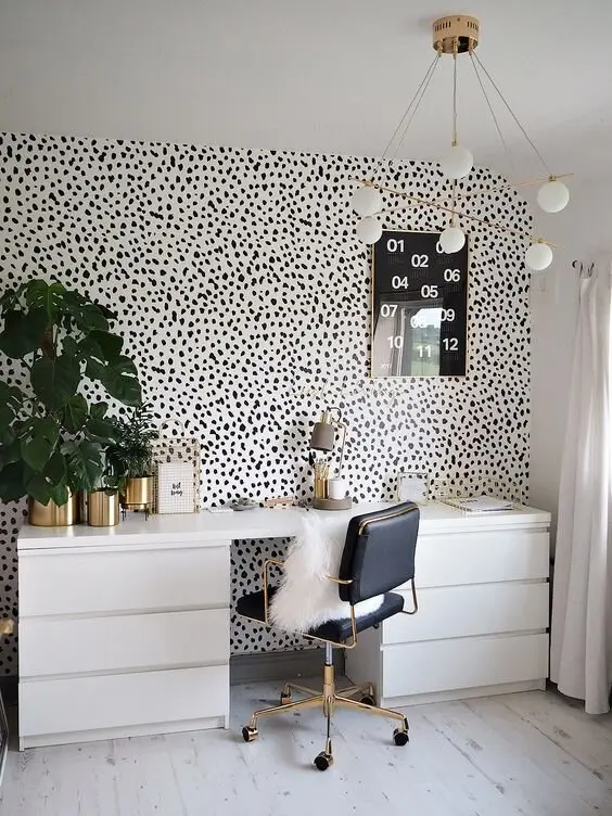 modern chic home office
