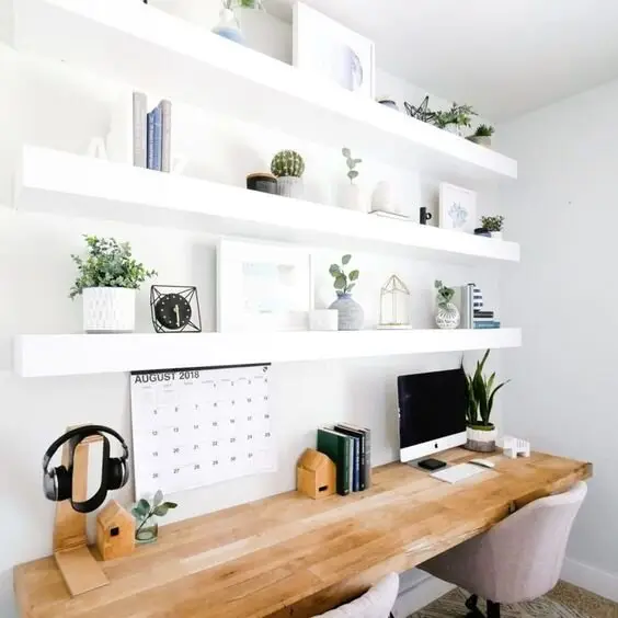 modern rustic home office