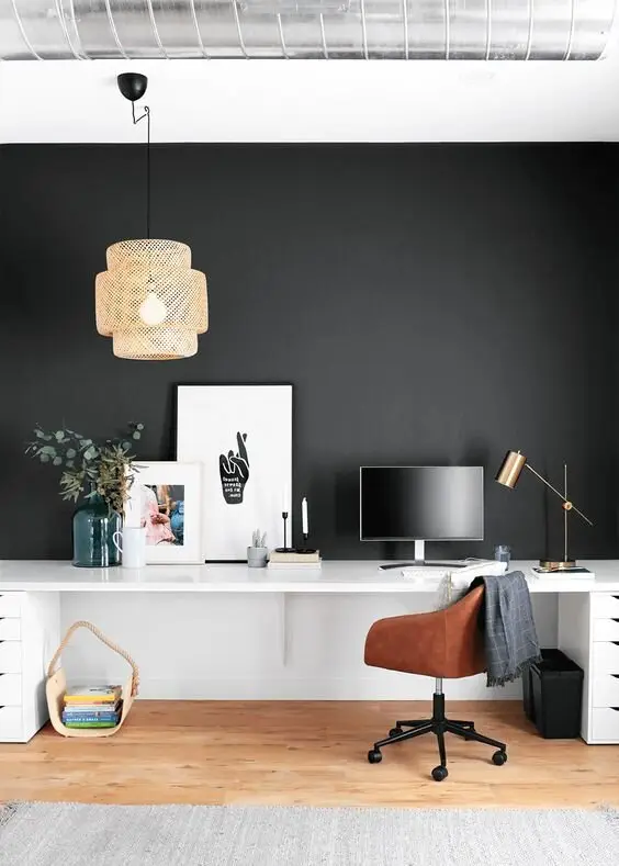 modern minimalist home office