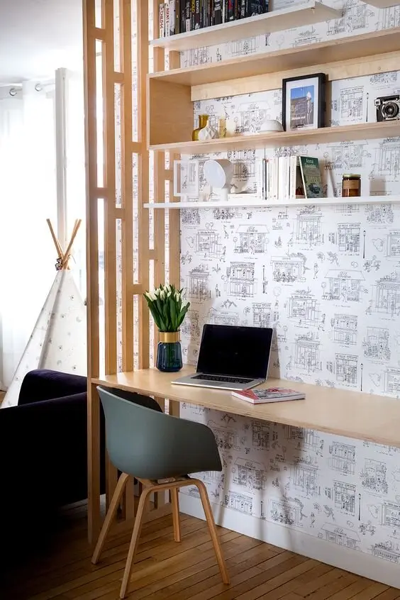 small stylish home office