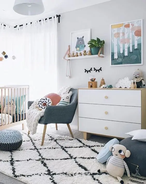 modern scandinavian nursery