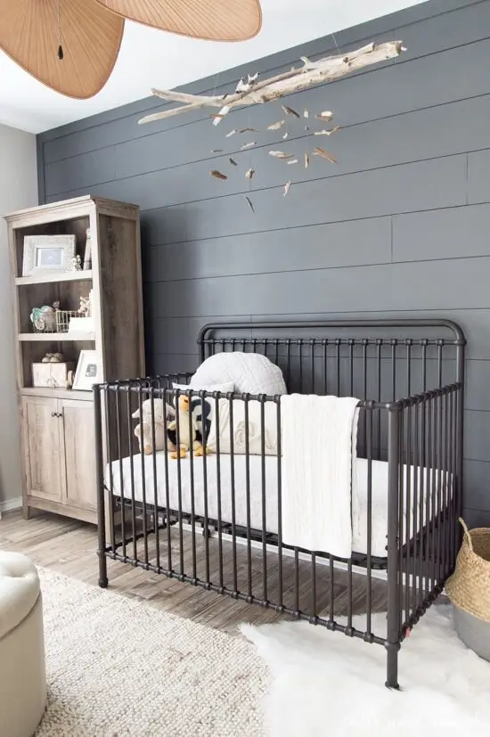 grey coastal nursery design