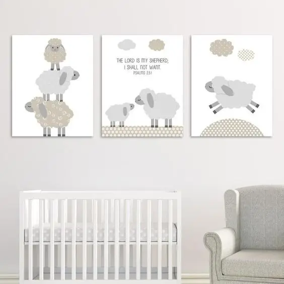 sheep themed nursery