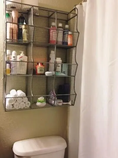 wire mesh wall organiser