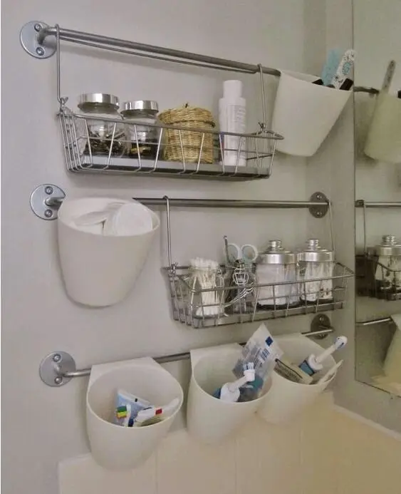 diy bathroom organiser