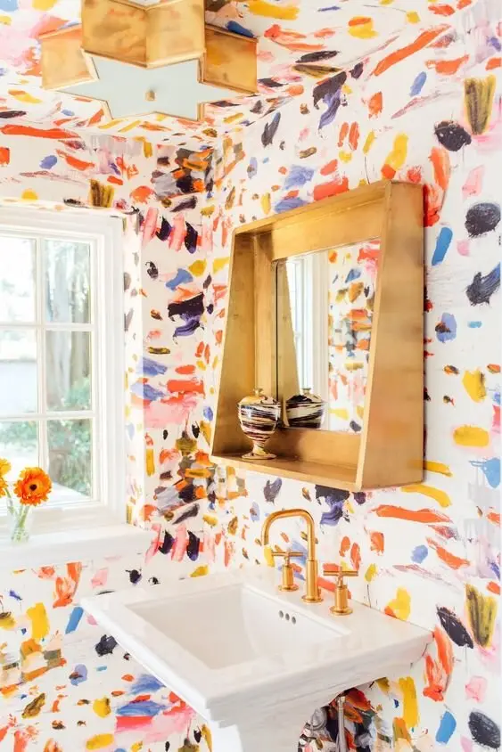 colourful bathrooms