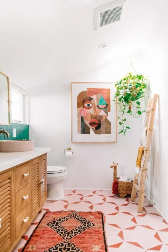 colourful hobo bathrooms