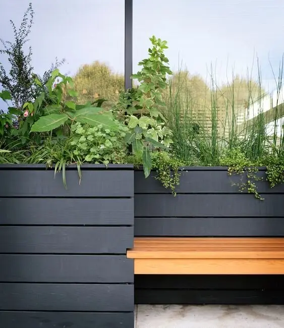 fence box planters