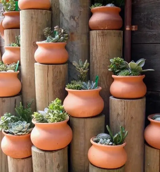terracotta garden planters