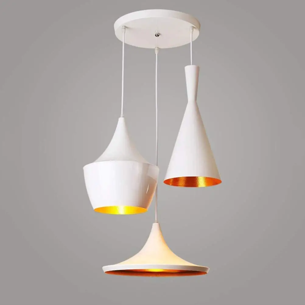 white pendant lights
