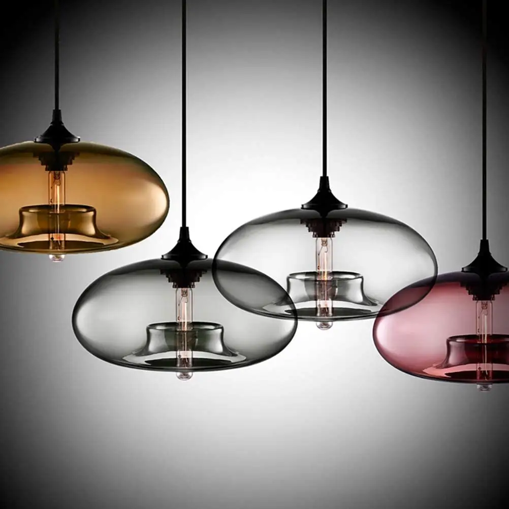glass pendant lights
