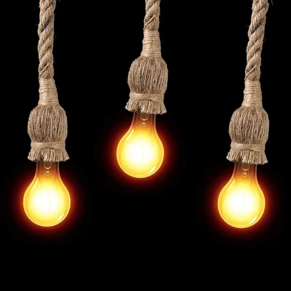 rope pendant lights