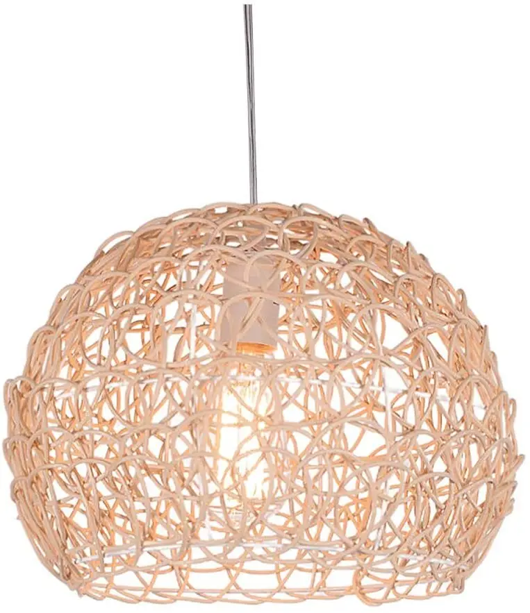 rattan pendant light