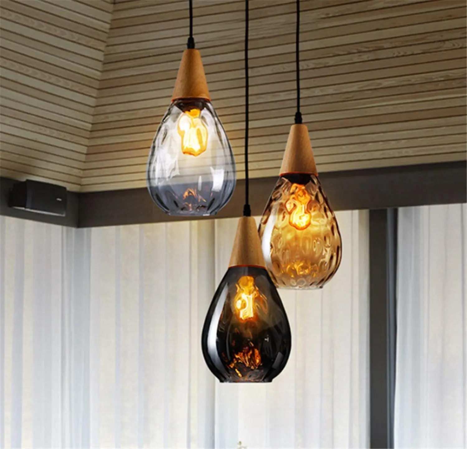 glass pendant lights