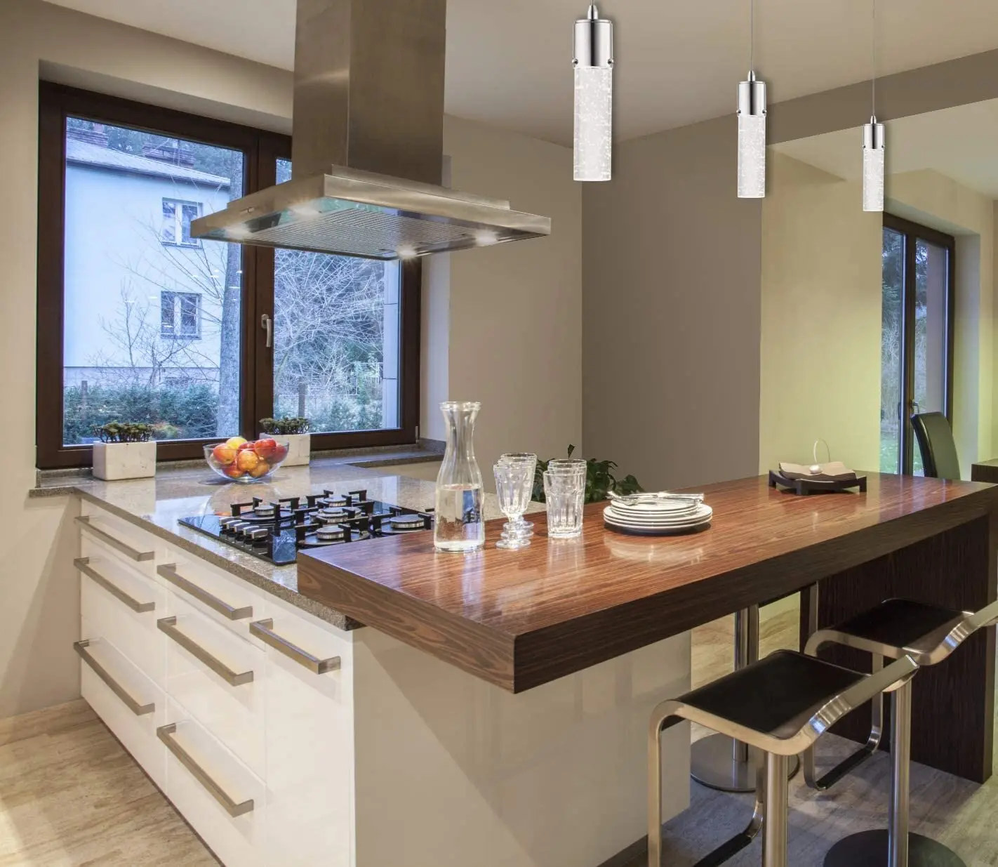 modern kitchen pendant lights