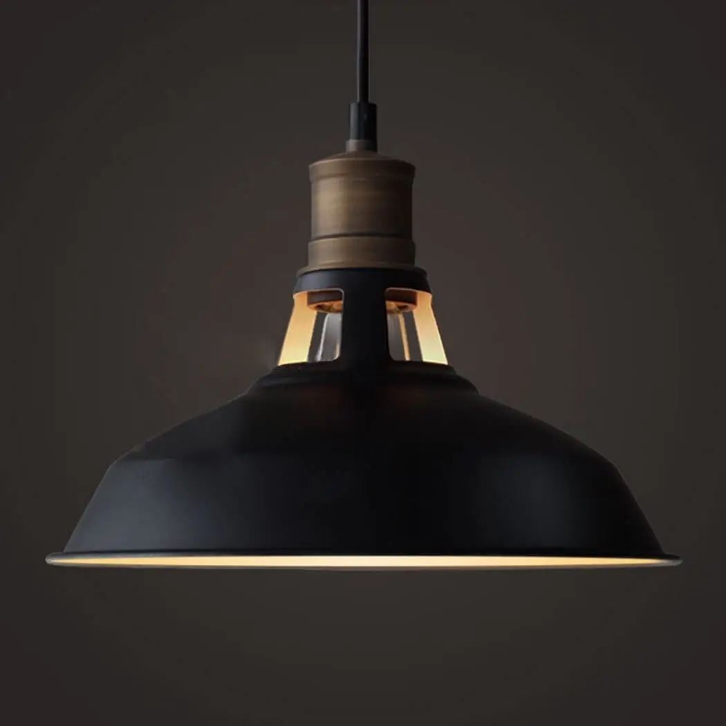 black vintage kitchen pendant light