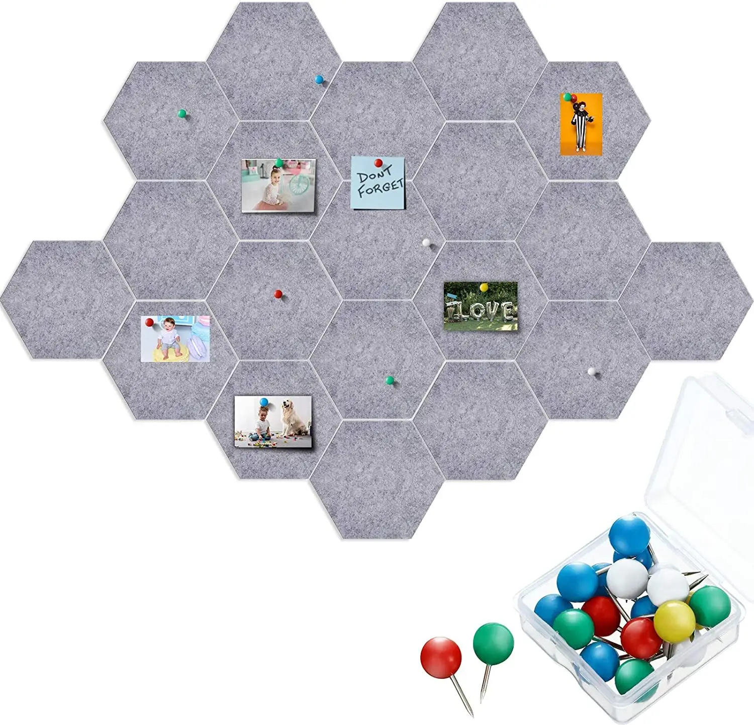 home office pelt board tiles