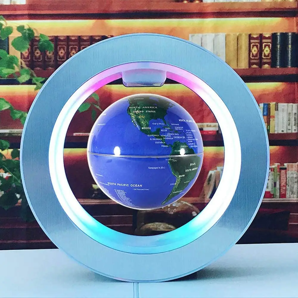 home office globe map