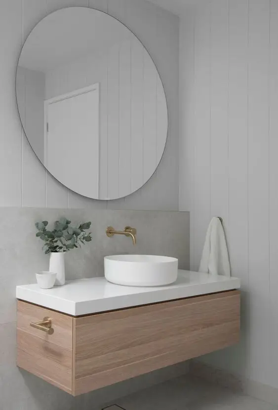 floating bathroom vanity