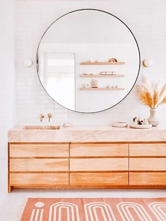 boho bathroom vanity