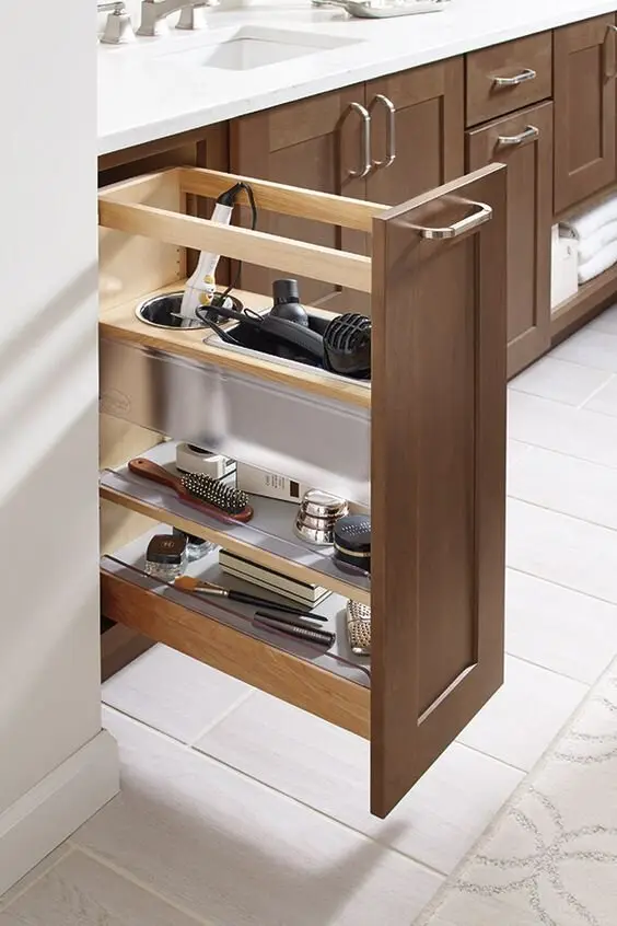 bathroom vanity organiser