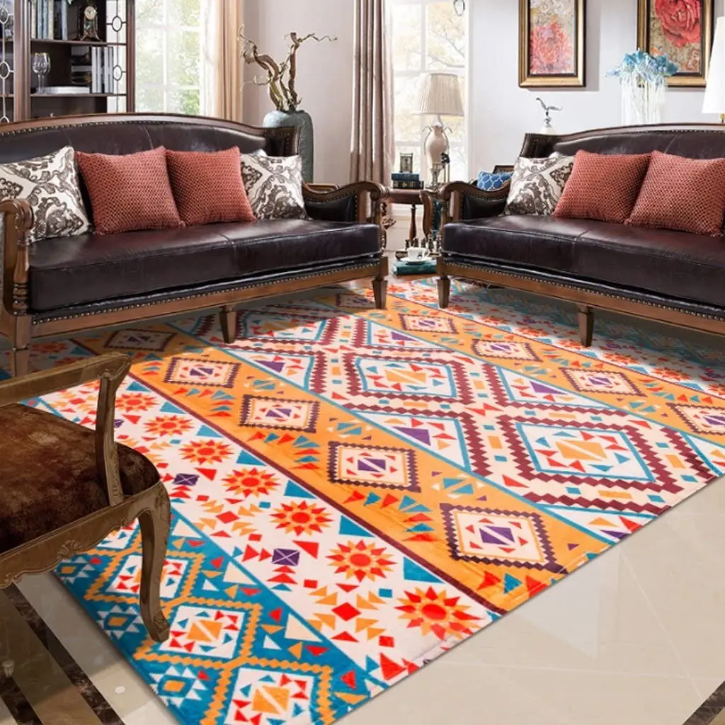 colorful bohemian rug