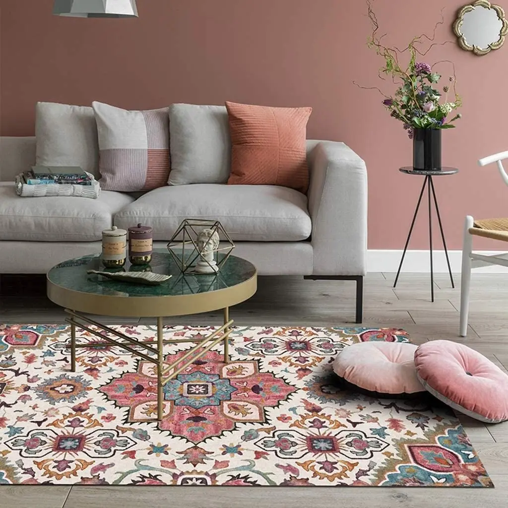 colorful vintage rug