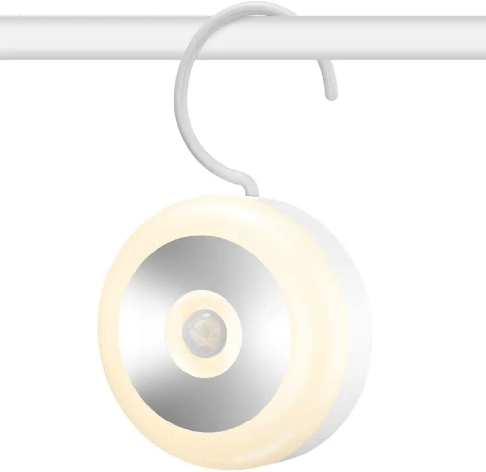 portable night light with hook