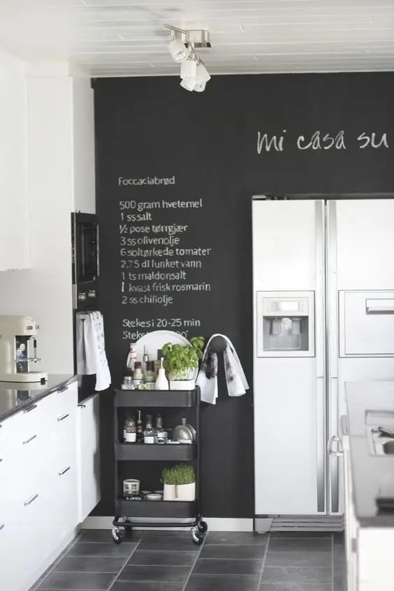 chalkboarb kitchen